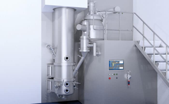 Linia do granulacji Romaco Innojet IGL 100