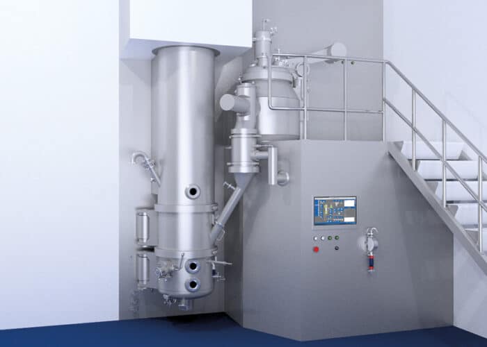 Linia do granulacji Romaco Innojet IGL 100