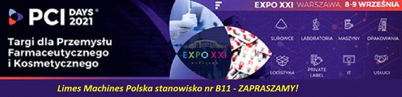 PCI Days 2021 - Limes Machines Polska - stoisko B11